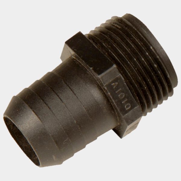 Polyethylene Union with Barbed End 1"