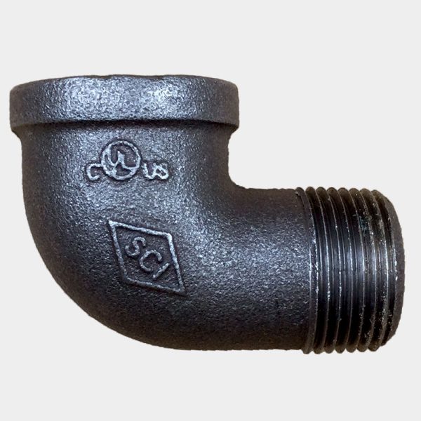 1" Street Elbow, Black Iron
