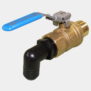 Rhino Tuff Tanks 1" Brass Ball Valve Kit