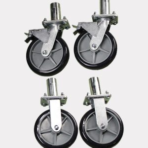 Rhino Tuff Tanks 8" Caster Wheel Kit with Attachment Legs