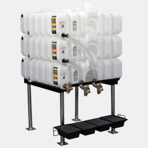 Rhino Tuff Tanks 45/45/45 Gallon Gravity Feed Tank Package