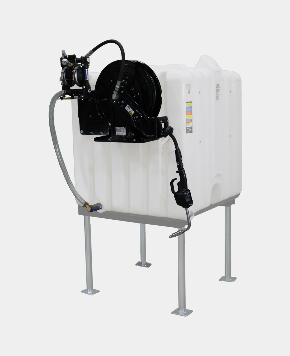 SM Manual Diaphragm Pump Package Rhino Tuff Tanks