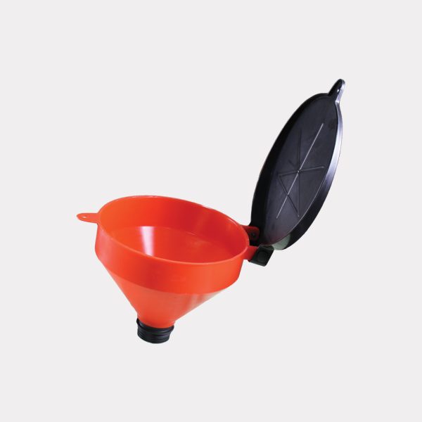 Rhino Tuff Tanks 4 Quart Funnel with Hinged Lid