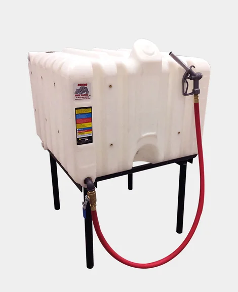8 Foot Gravity Hose with Manual Farm Nozzle - Rhino Tuff Tanks