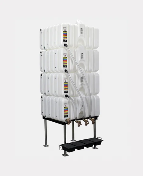 80/80/80/80 Gallon Gravity Feed Tank Package - Rhino Tuff Tanks